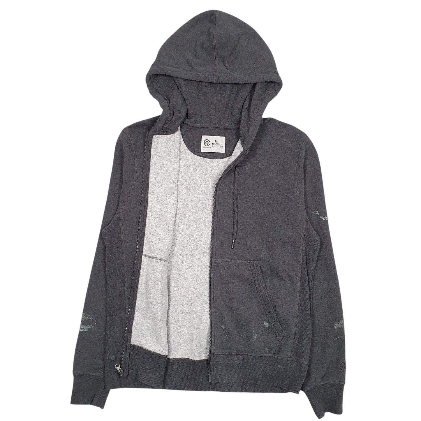 Mens Grey Champion  Hoodie Jumper