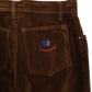 Womens Brown Krizia Jeans Fleece Chamois  Trousers