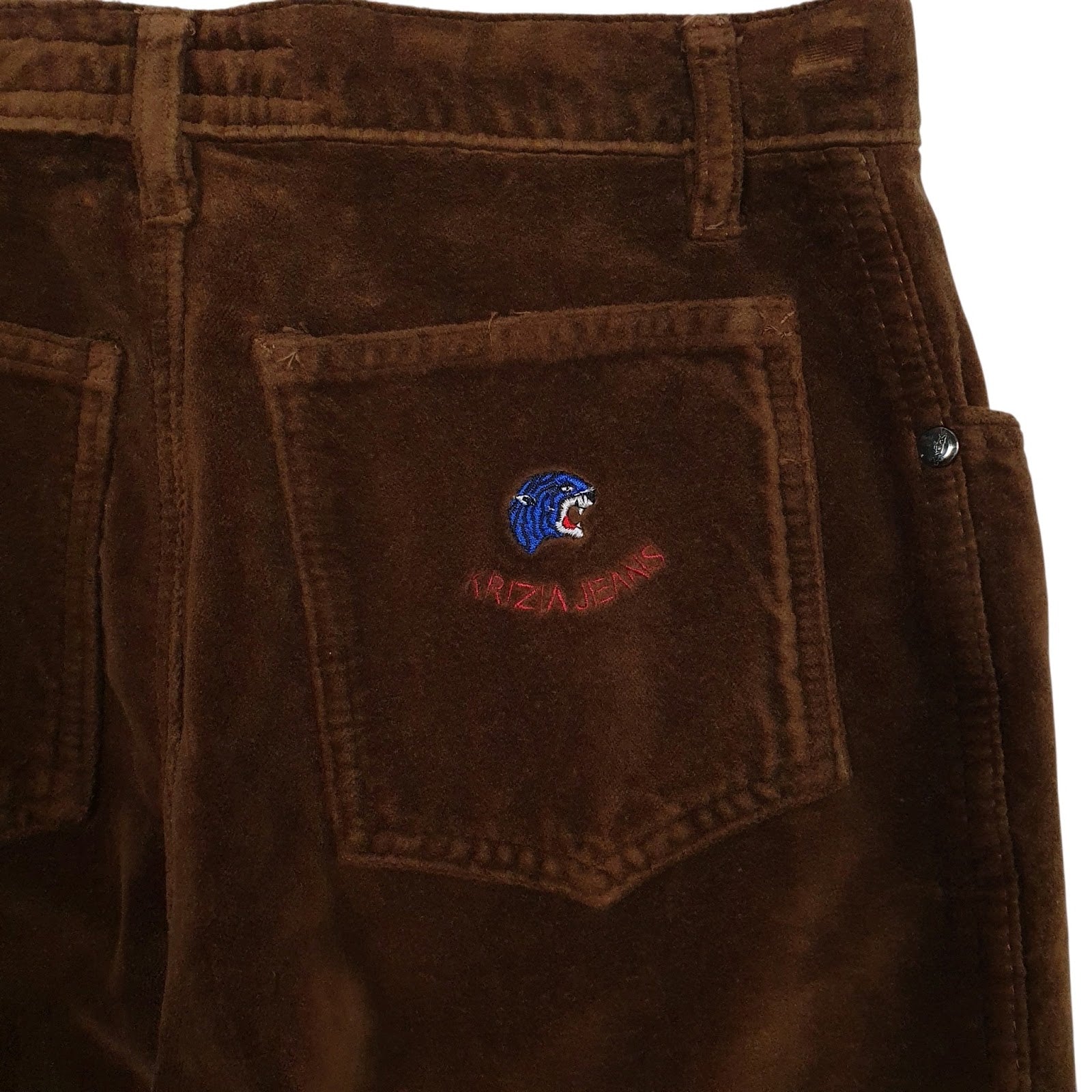 Womens Brown Krizia Jeans Fleece Chamois  Trousers