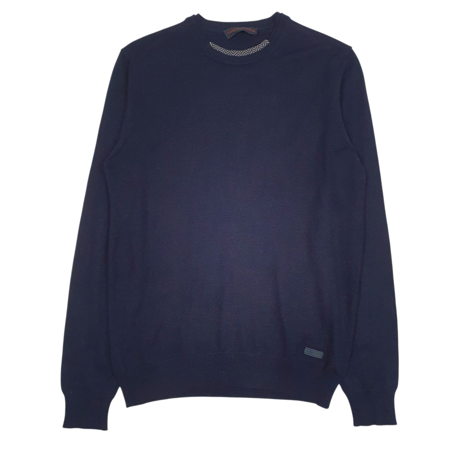 Mens Navy Trussardi  Crewneck Jumper