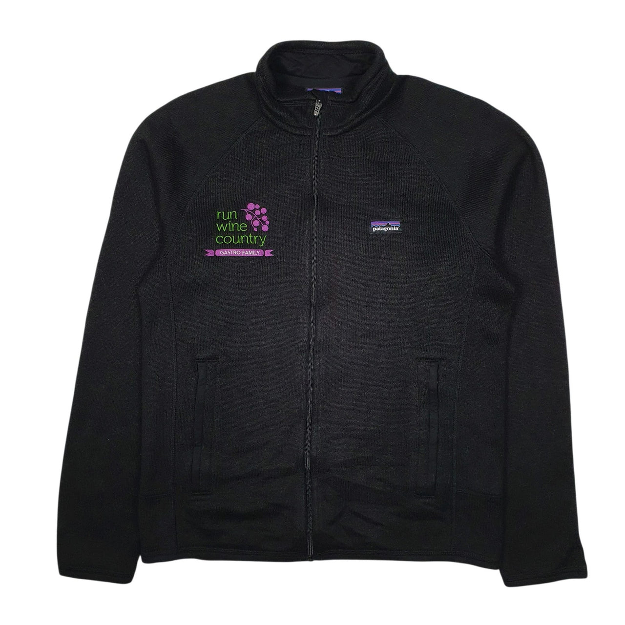 Mens Black Patagonia Better Sweater Full Zip Jumper