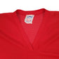 Mens Red NFL Vintage 1980s Mister Badge American Football Jersey  T Shirt