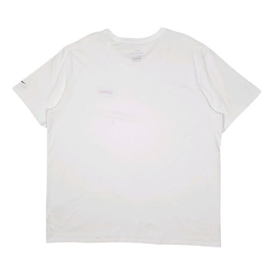 Mens White Nike Dri Fit Good Leap  T Shirt