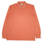 Mens Pink Australian Vintage Long Sleeve Polo Shirt