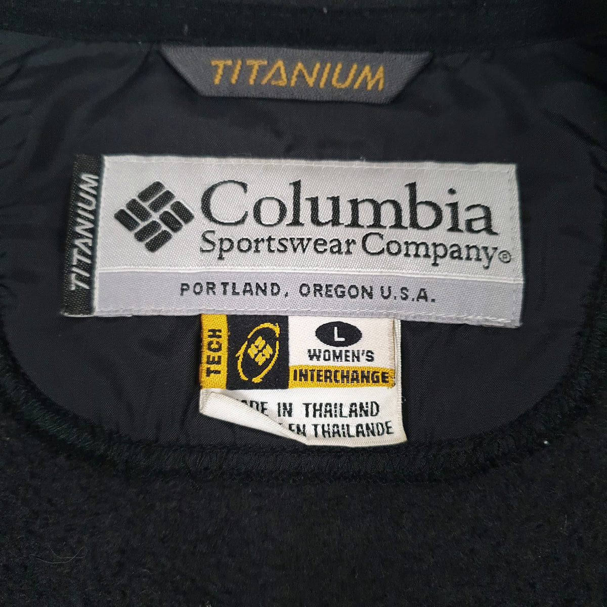 Womens Black Columbia Sportswear Company Titanium Full Zip Jumper