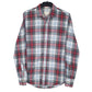 Mens White Unbranded Flannel Long Sleeve Shirt