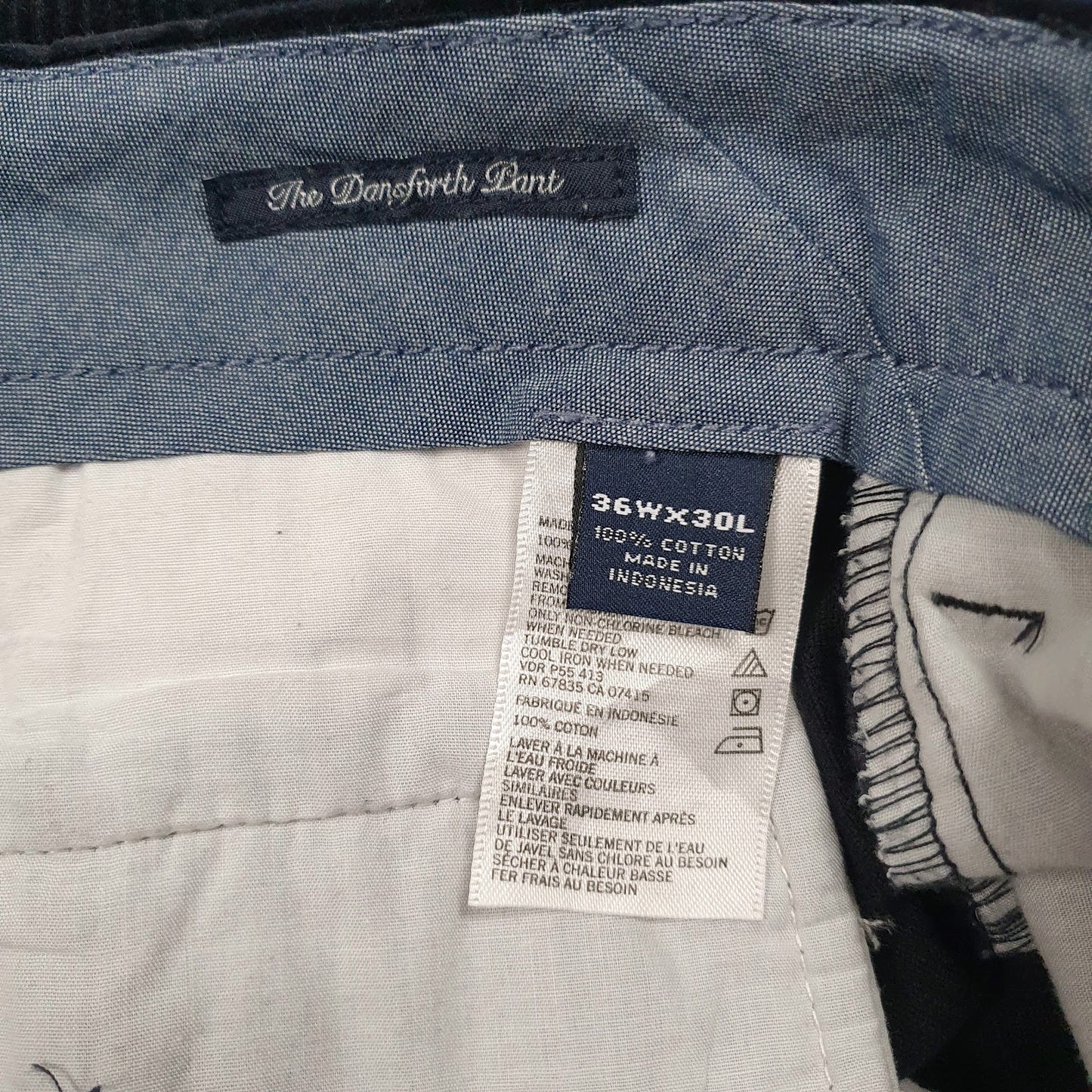 Mens Navy Nautica   Trousers