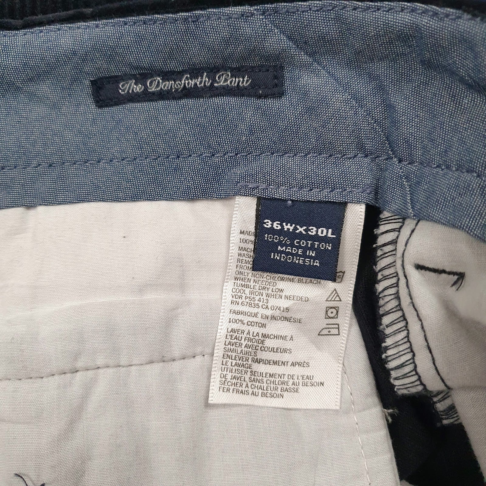 Mens Navy Nautica   Trousers