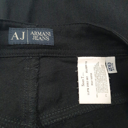 Womens Black Armani   Trousers