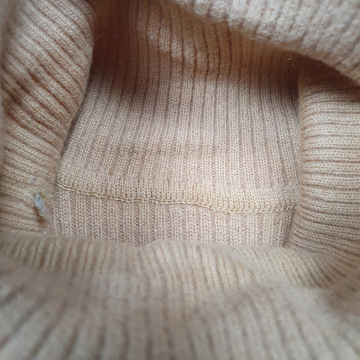 Womens Brown Unbranded Knit Turtle Neck Jumper