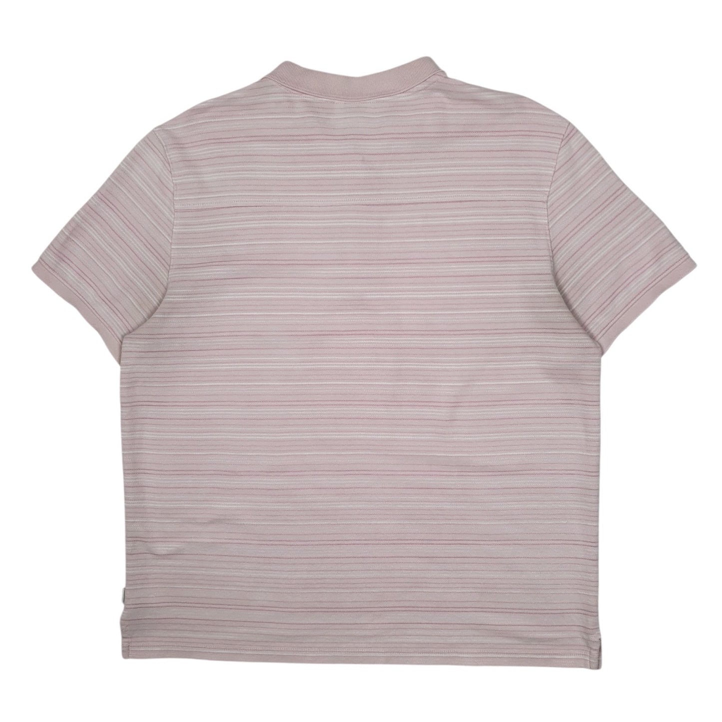 Mens Pink Calvin Klein  Hoodie Polo Shirt