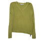 Womens Green Tommy Hilfiger Knit V Neck Jumper