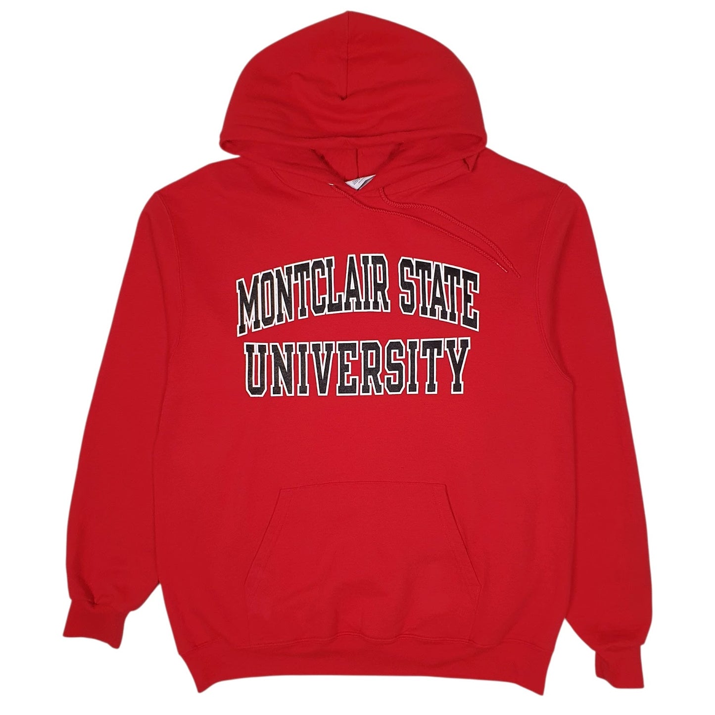 Mens Red Champion Montclair State University Hoodie Jumper