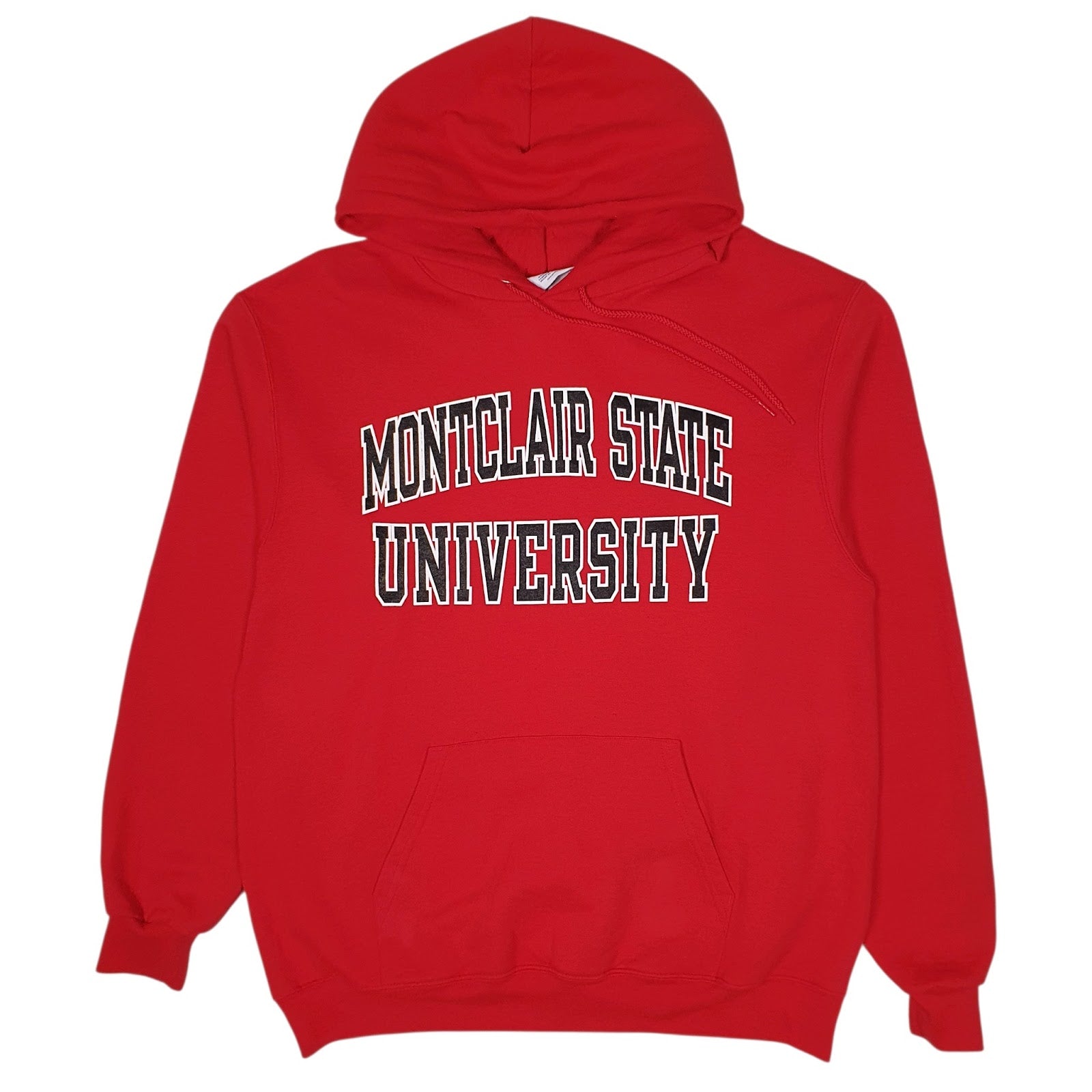 Mens Red Champion Montclair State University Hoodie Jumper