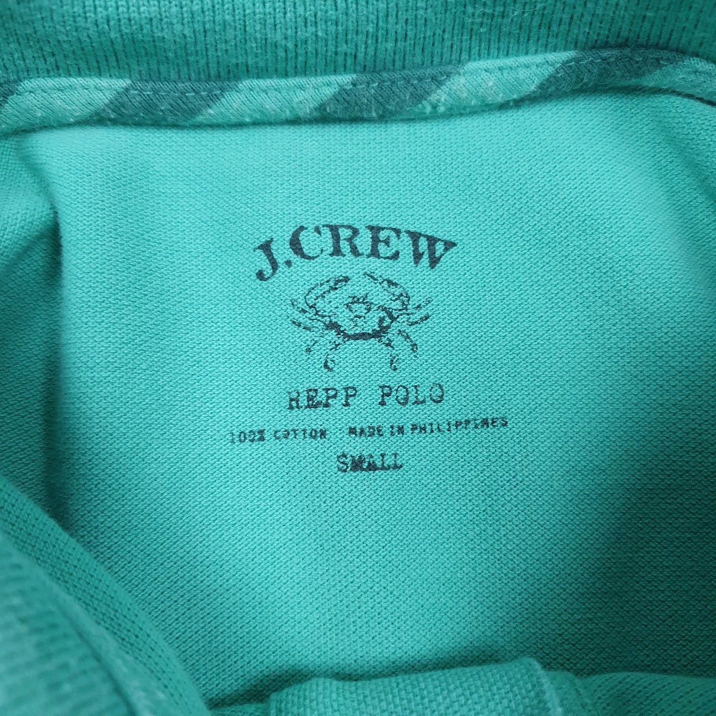 Mens Green J. Crew   Polo Shirt