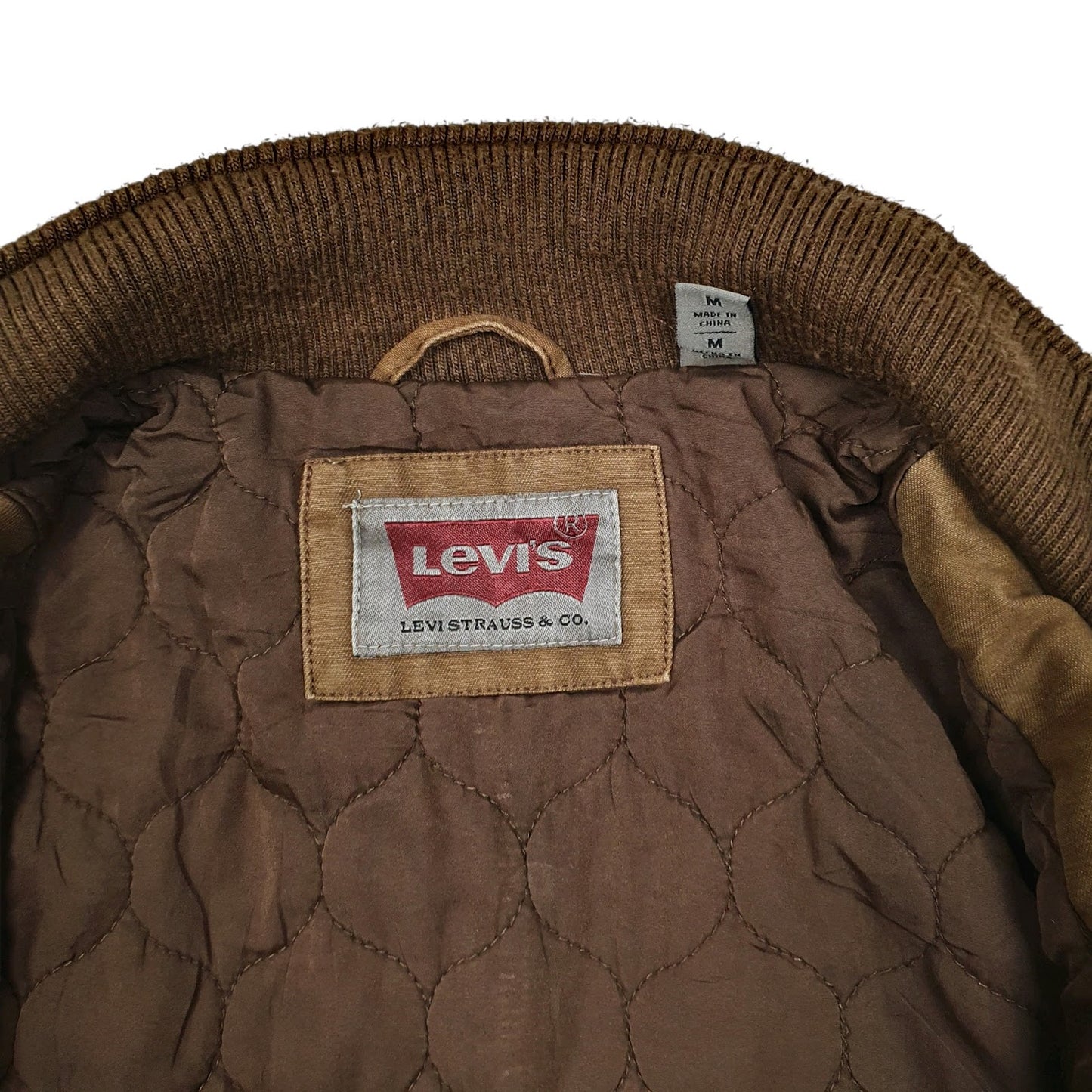 Mens Brown Levis Workwear  Coat