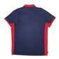 Mens Navy U.S. POLO ASSN.  Hoodie Polo Shirt
