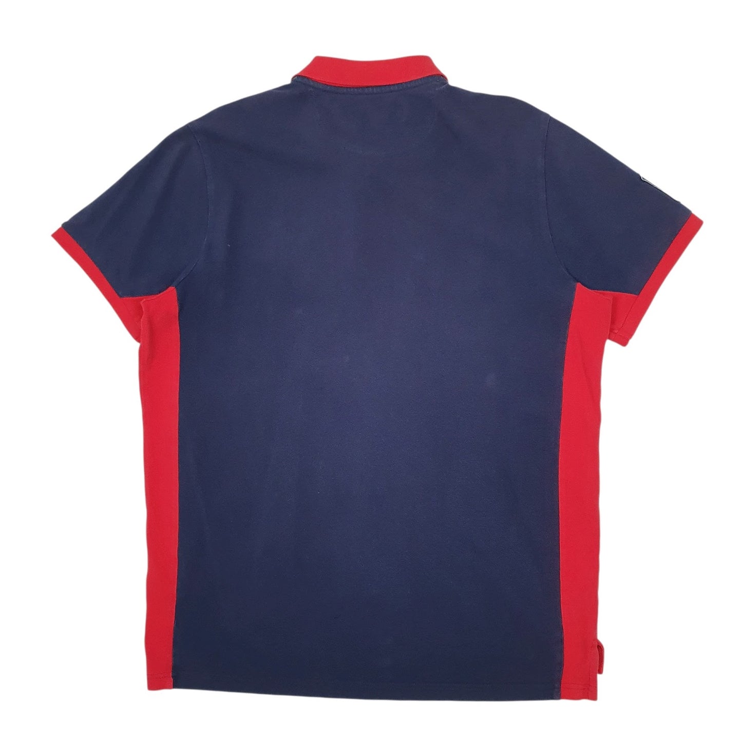 Mens Navy U.S. POLO ASSN.  Hoodie Polo Shirt