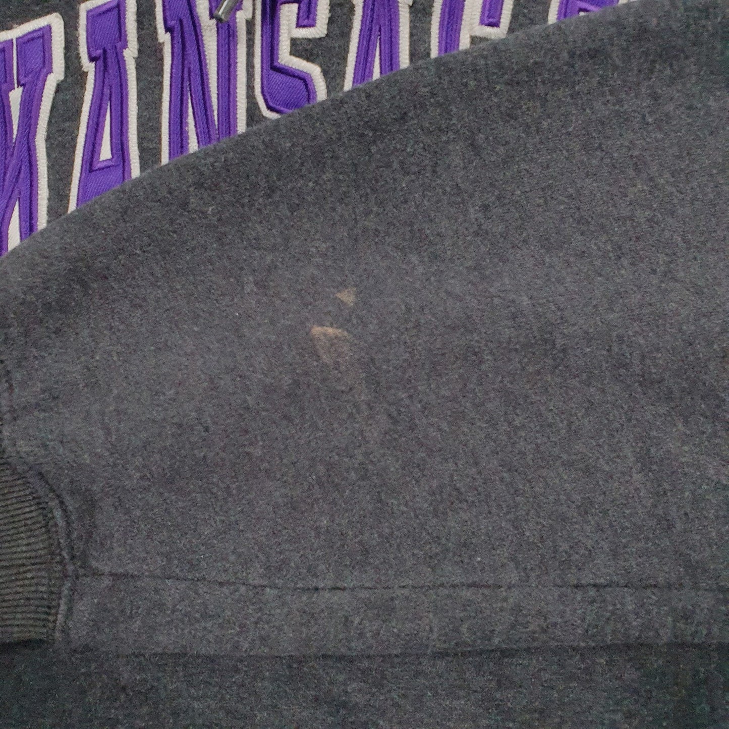 Mens Grey Colosseum Kansas State Hoodie Jumper