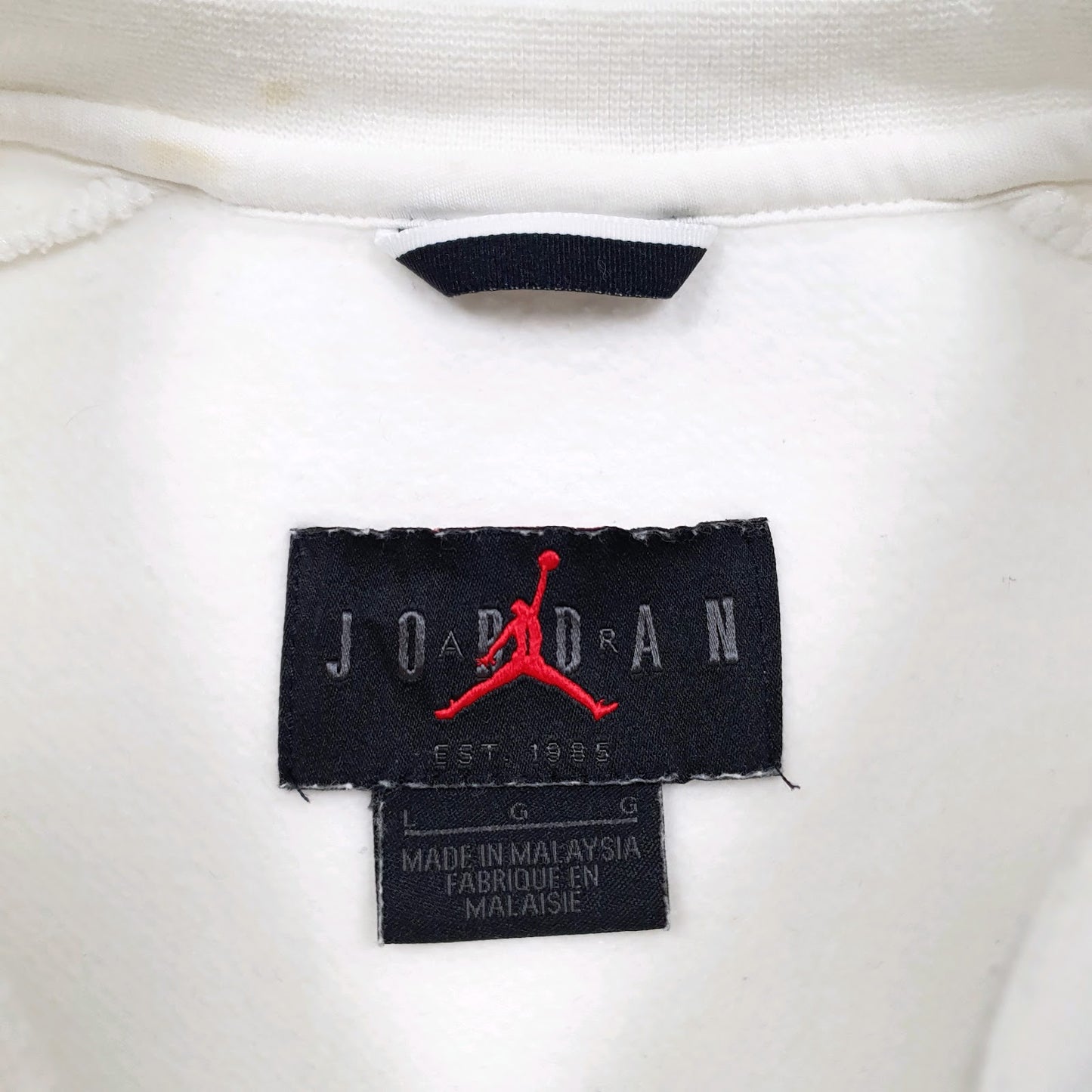 Mens White Nike Air Jordan  Crewneck Jumper