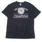 Mens Black Delta Vintage 00s MLB Chicago White Sox Short Sleeve T Shirt