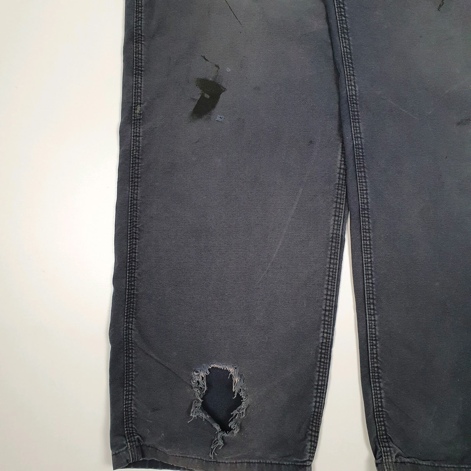 Mens Navy Carhartt B151  Trousers