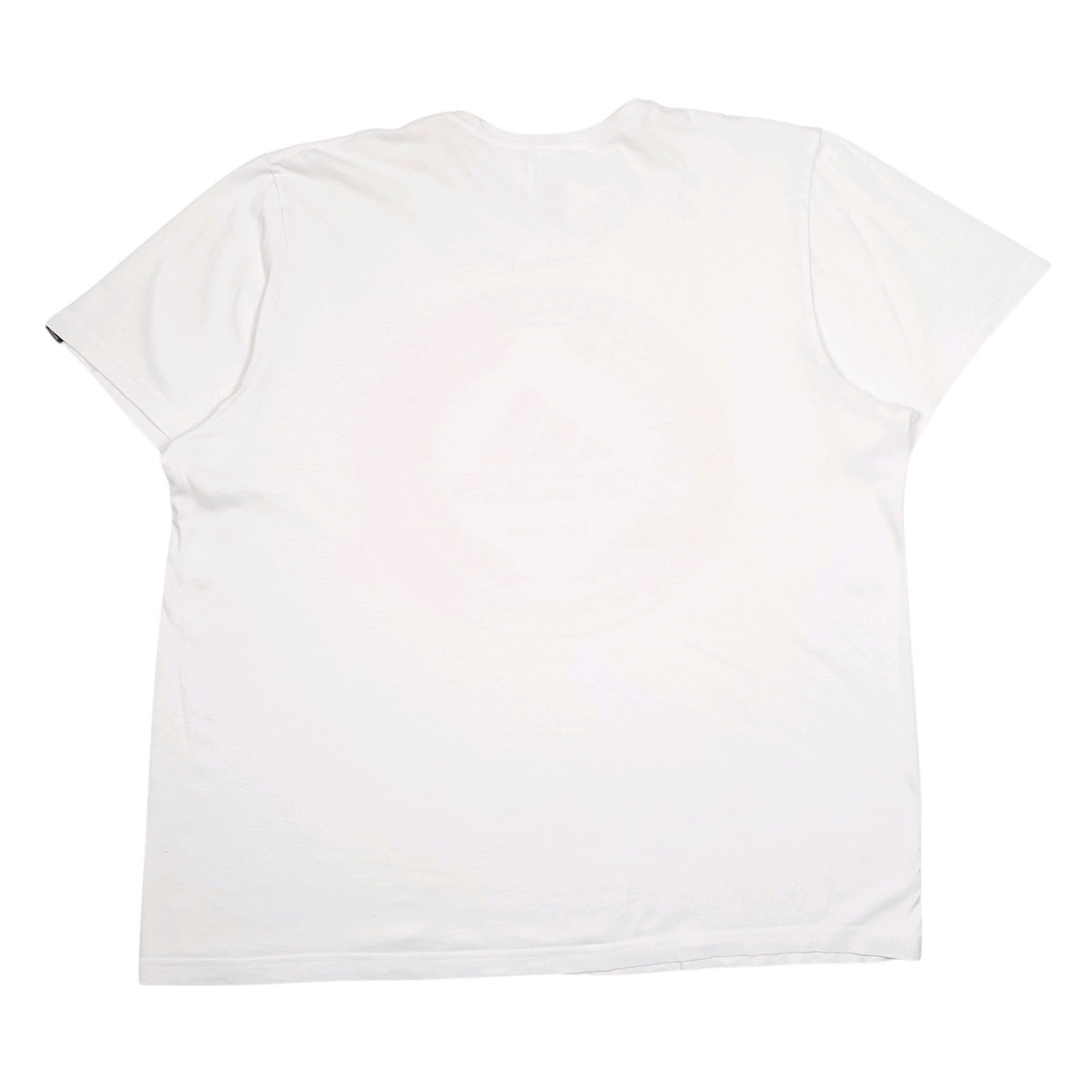 Mens White Adidas Spellout  T Shirt