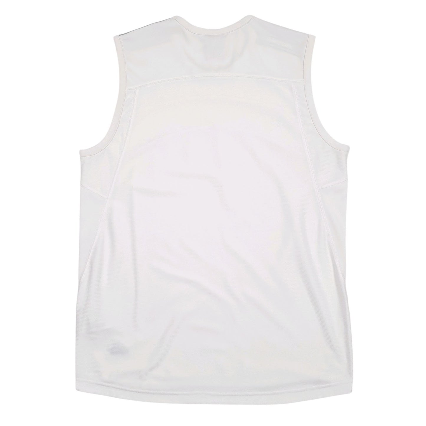 Mens White Adidas Vest  T Shirt
