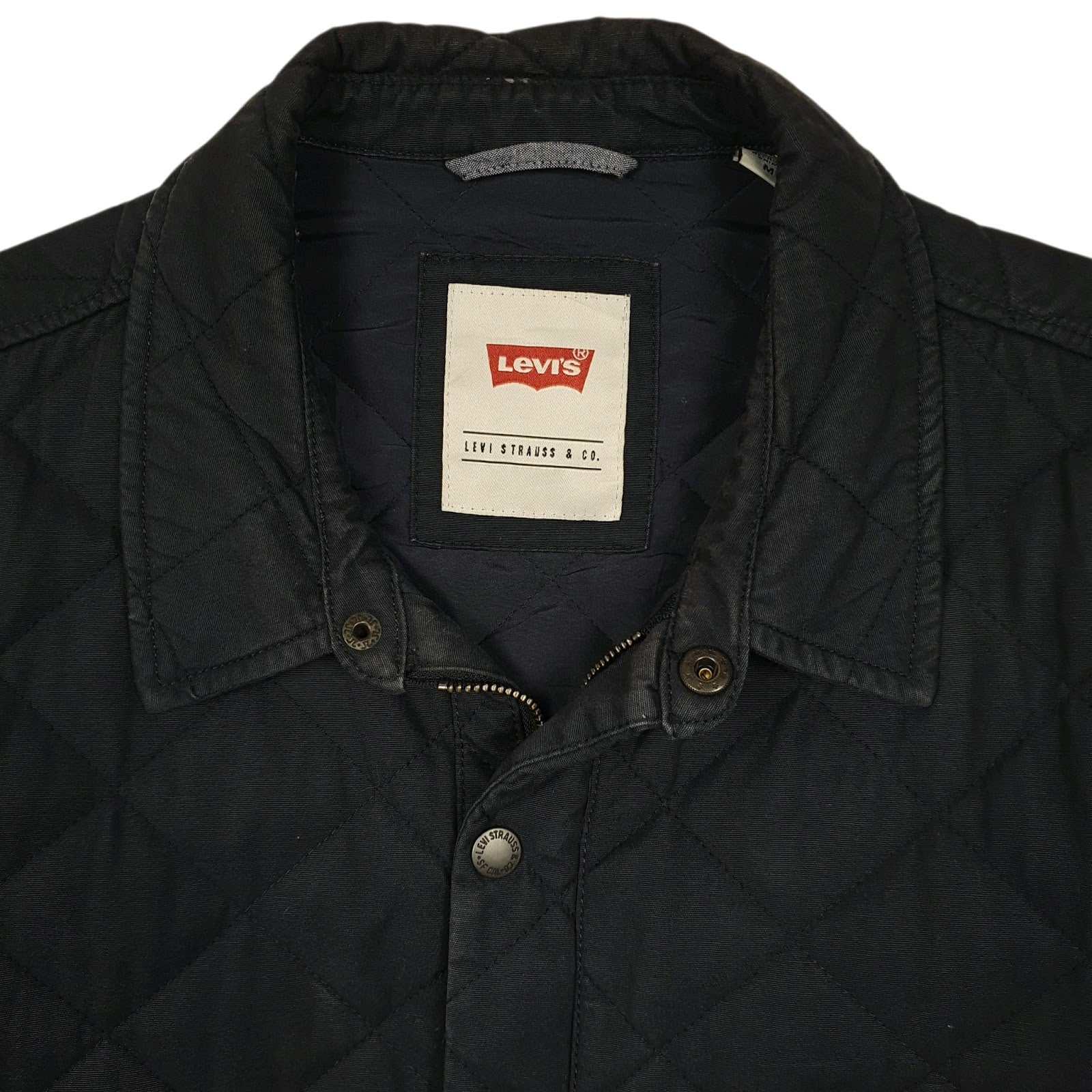Mens Navy Levis Windbreaker  Coat
