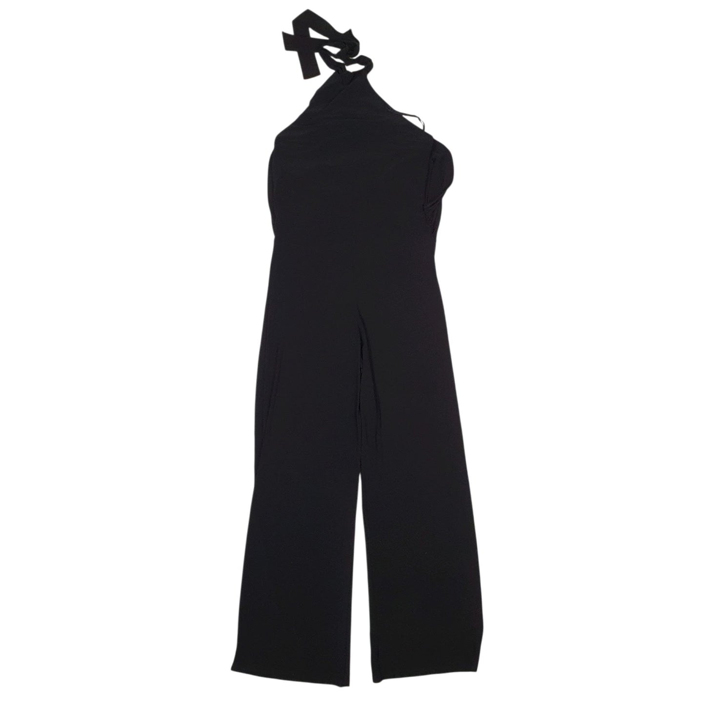Womens Black Melrose Asymmetric Flared Leg  Dress