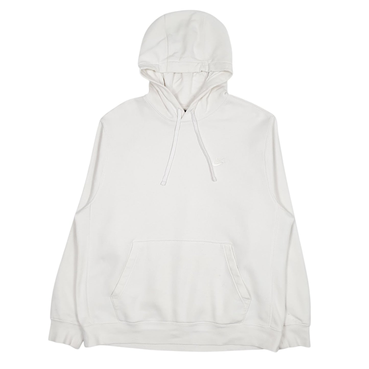 Mens White Nike  Hoodie Jumper