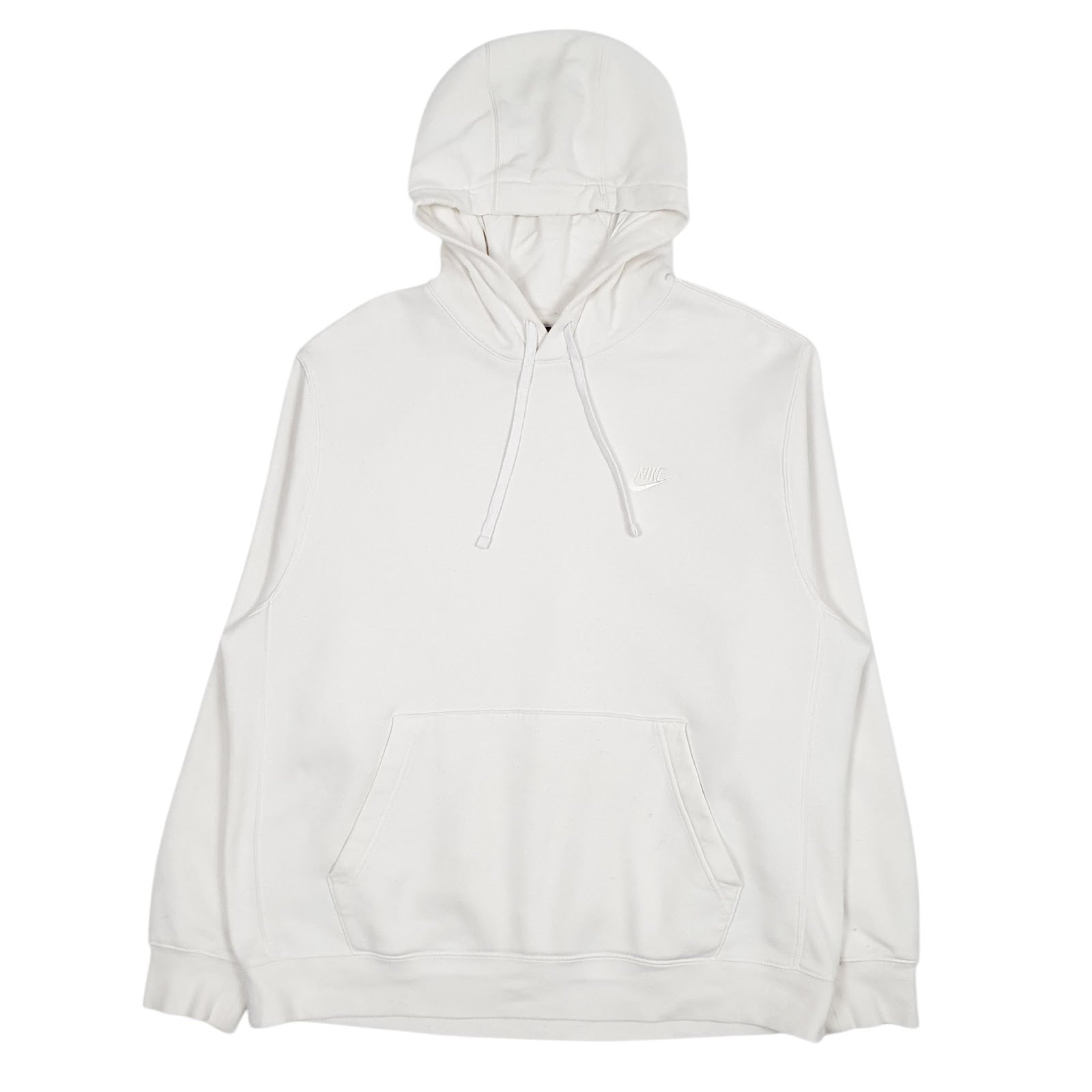 Mens White Nike  Hoodie Jumper