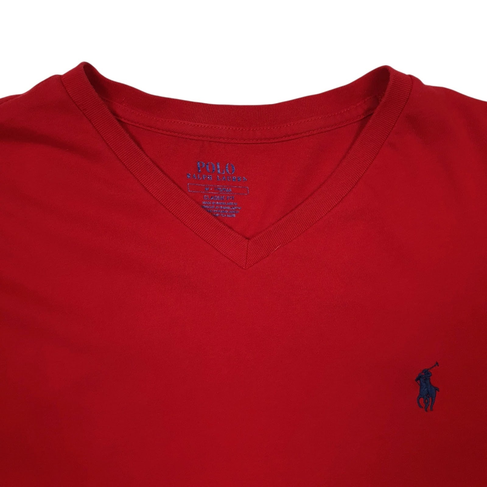 Mens Red Polo Ralph Lauren   T Shirt