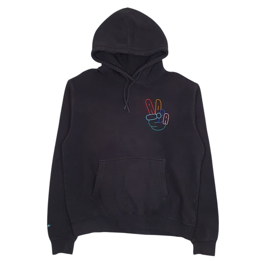 Mens Black Adidas  Hoodie Jumper