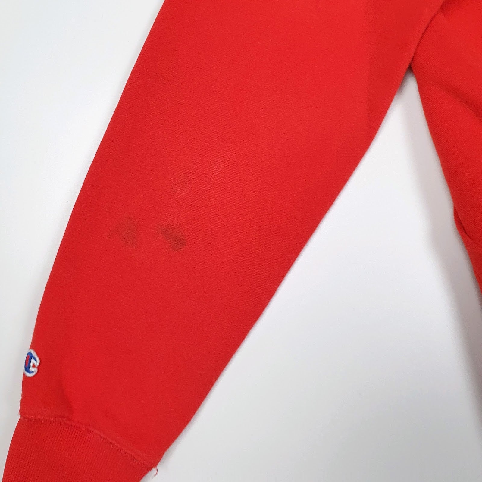 Mens Red Champion  Hoodie Jumper