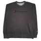 Mens Grey Champion Spellout Crewneck Jumper