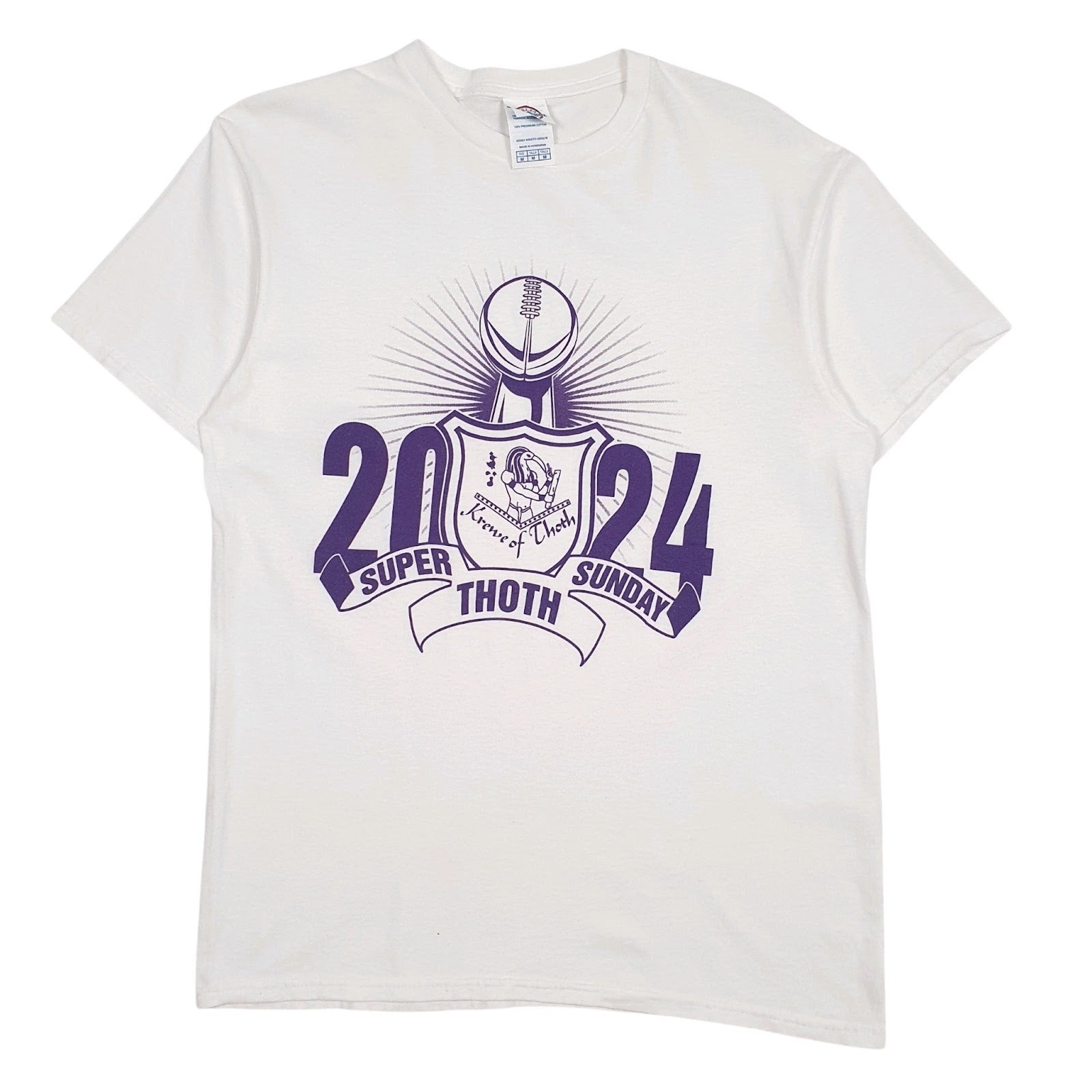 Mens White Delta Thoth Short Sleeve T Shirt