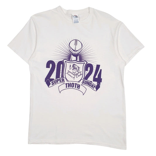 Mens White Delta Thoth Short Sleeve T Shirt