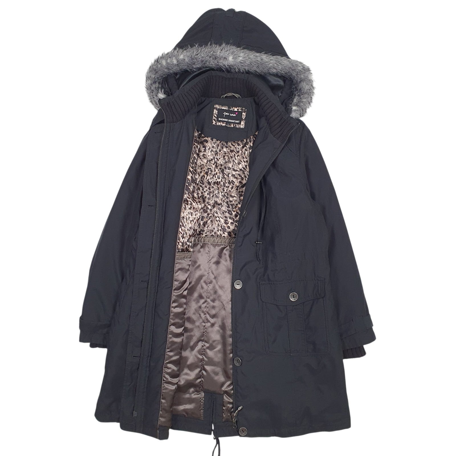 Womens Black M&S Per Una  Coat
