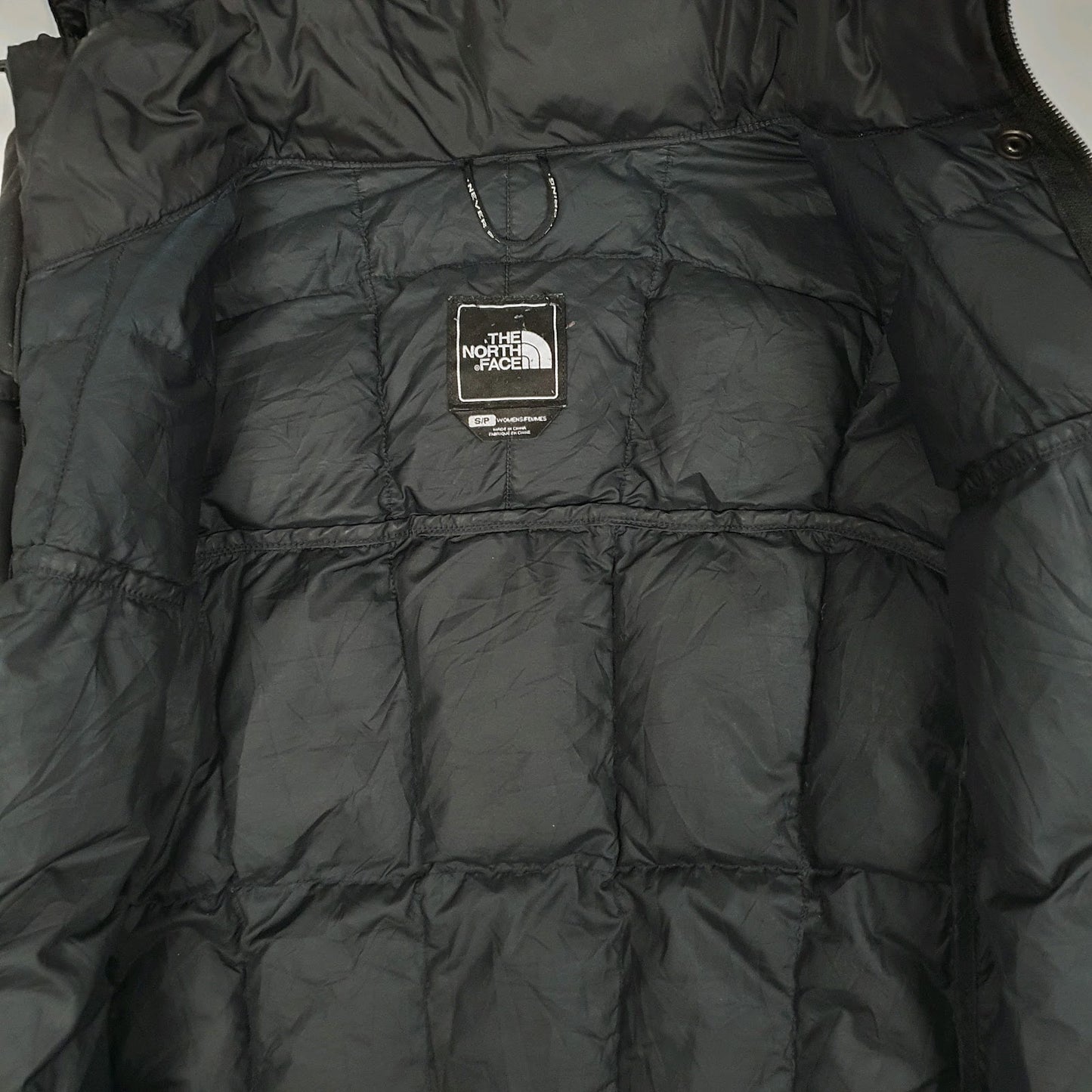 Womens Black The North Face Longline Trench  Coat
