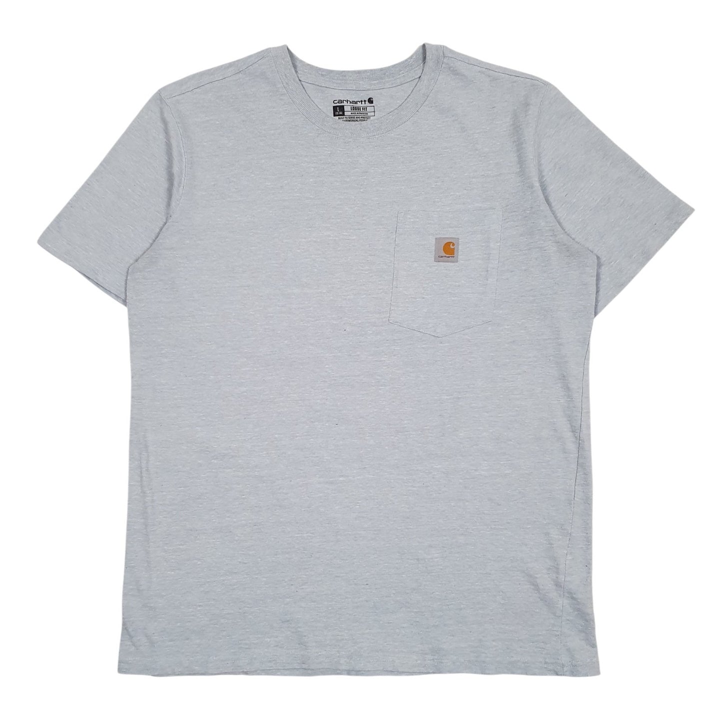 Womens Blue Carhartt  Short Sleeve T Shirt