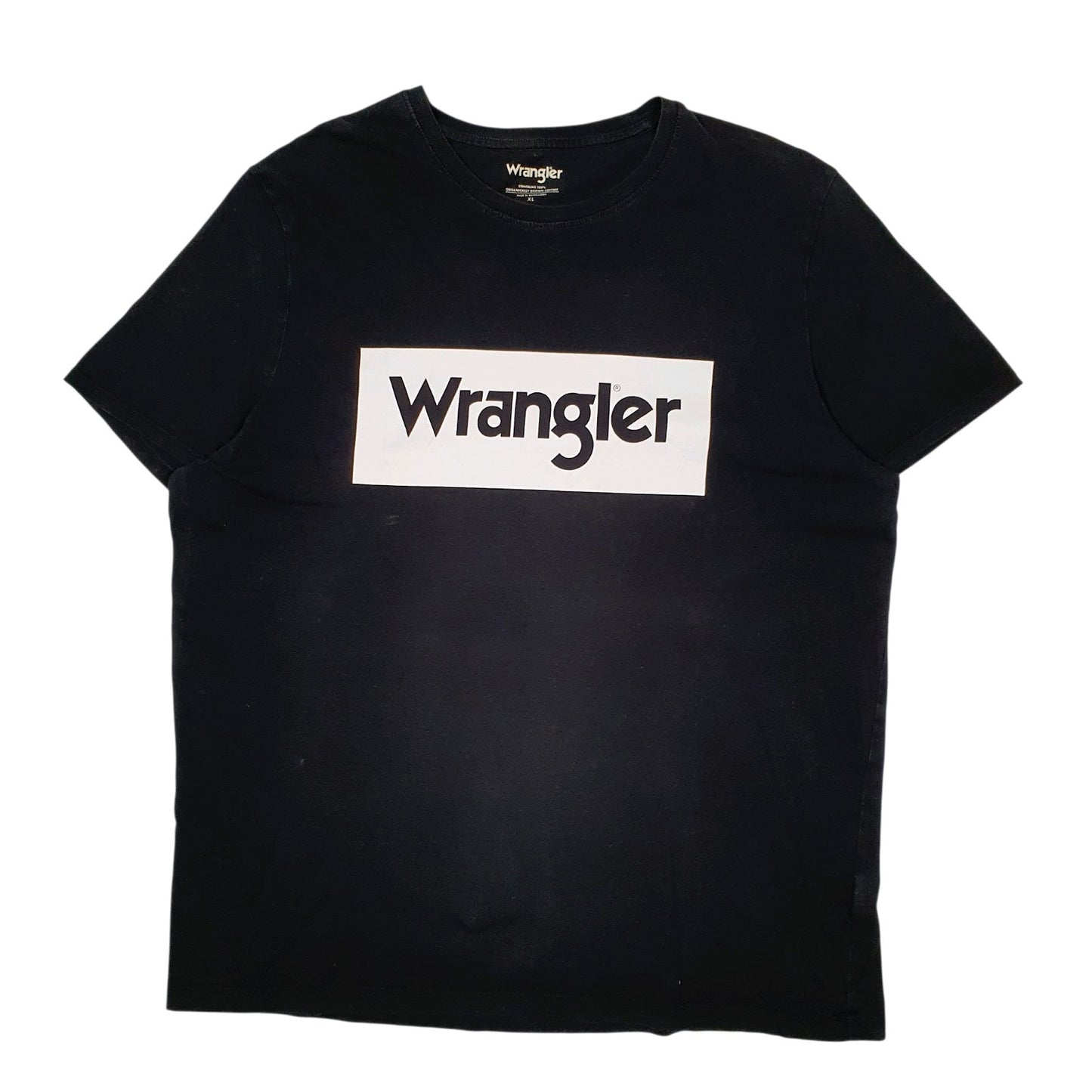 Mens Black Wrangler  Short Sleeve T Shirt