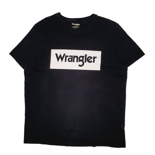 Mens Black Wrangler  Short Sleeve T Shirt