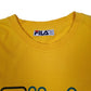 Mens Yellow Fila   T Shirt