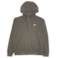 Mens Green Nike  Full Zip Jumper