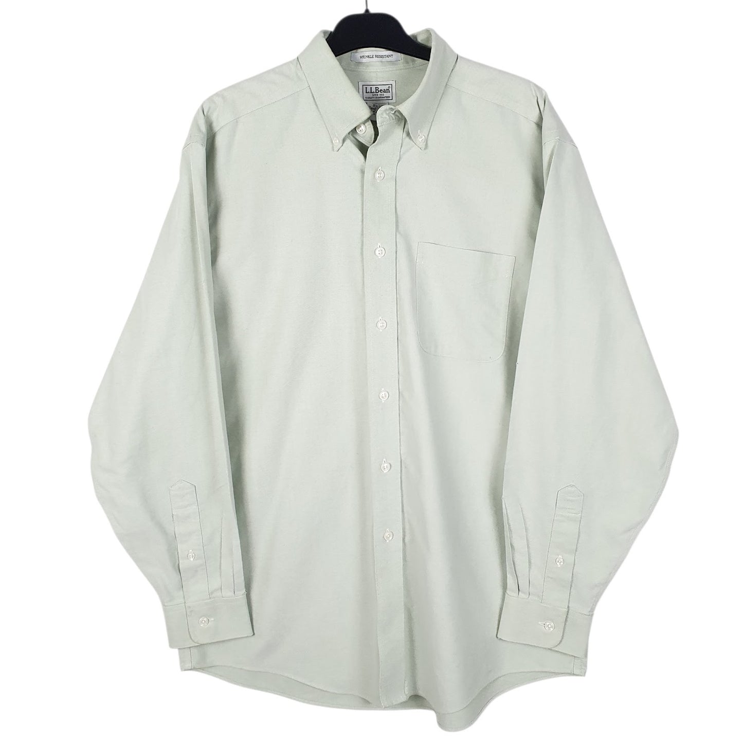 Mens Green L.L.Bean  Long Sleeve Shirt