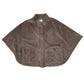 Womens Grey Rino & Pelle Cloak Throw Shoal Quarter Zip Coat