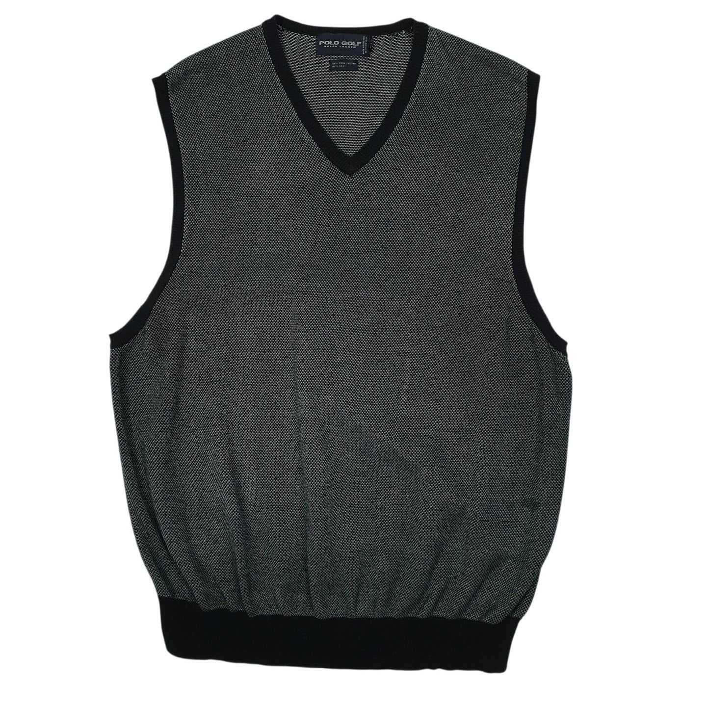 Mens Grey Polo Ralph Lauren Golf Vest Jumper