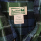 Mens Blue L.L.Bean Flannel  Shirt