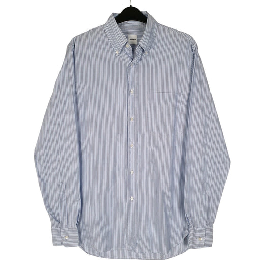 Mens Blue Aspesi  Long Sleeve Shirt